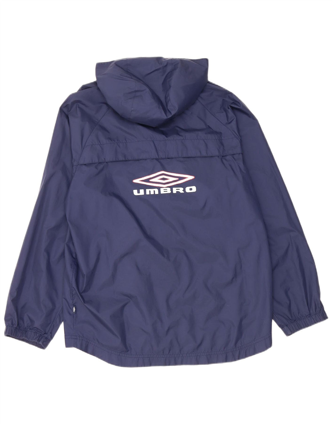 UMBRO Jachetă de ploaie cu glugă cu grafică pentru bărbați UK 36 Mic nailon bleumarin