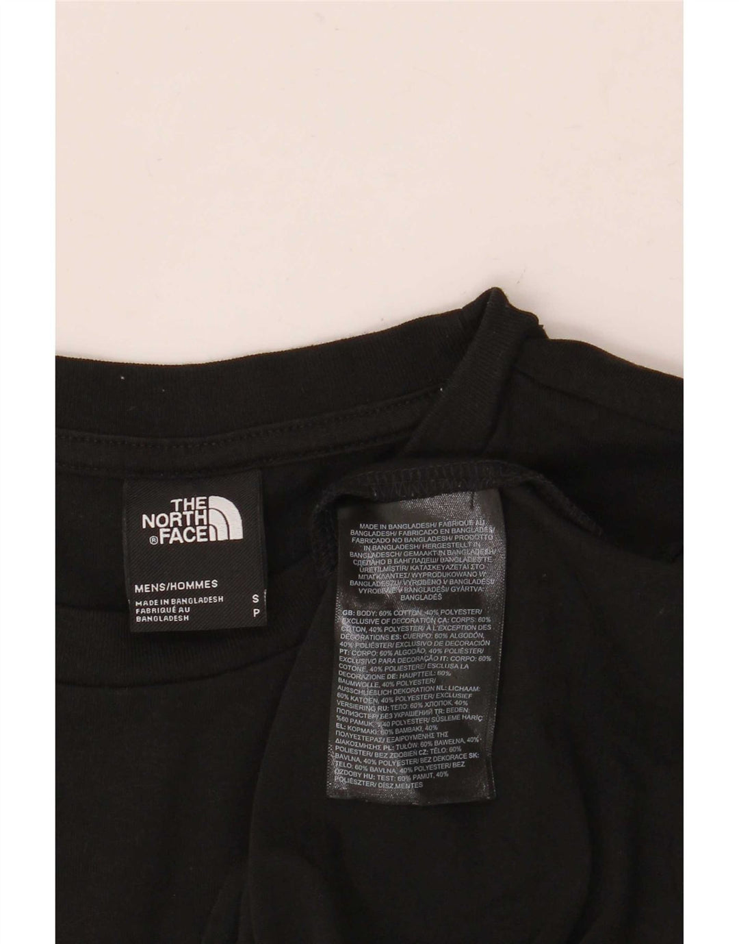 Tricou pentru bărbați The North Face Top mic, negru, bumbac