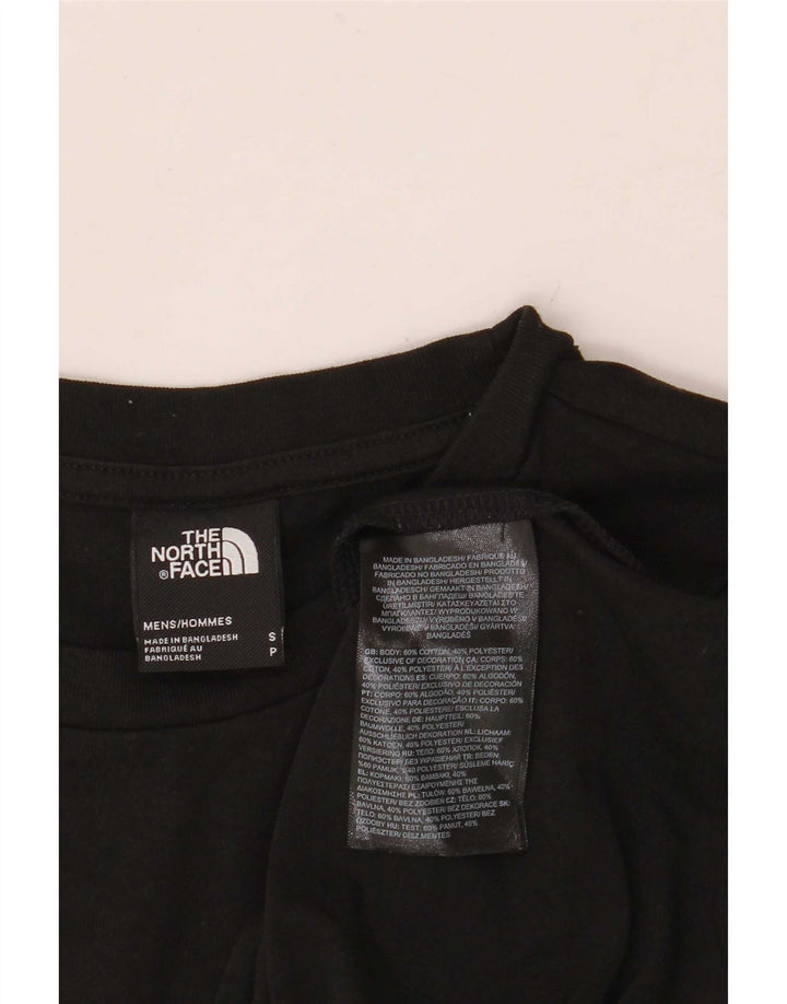 Tricou pentru bărbați The North Face Top mic, negru, bumbac