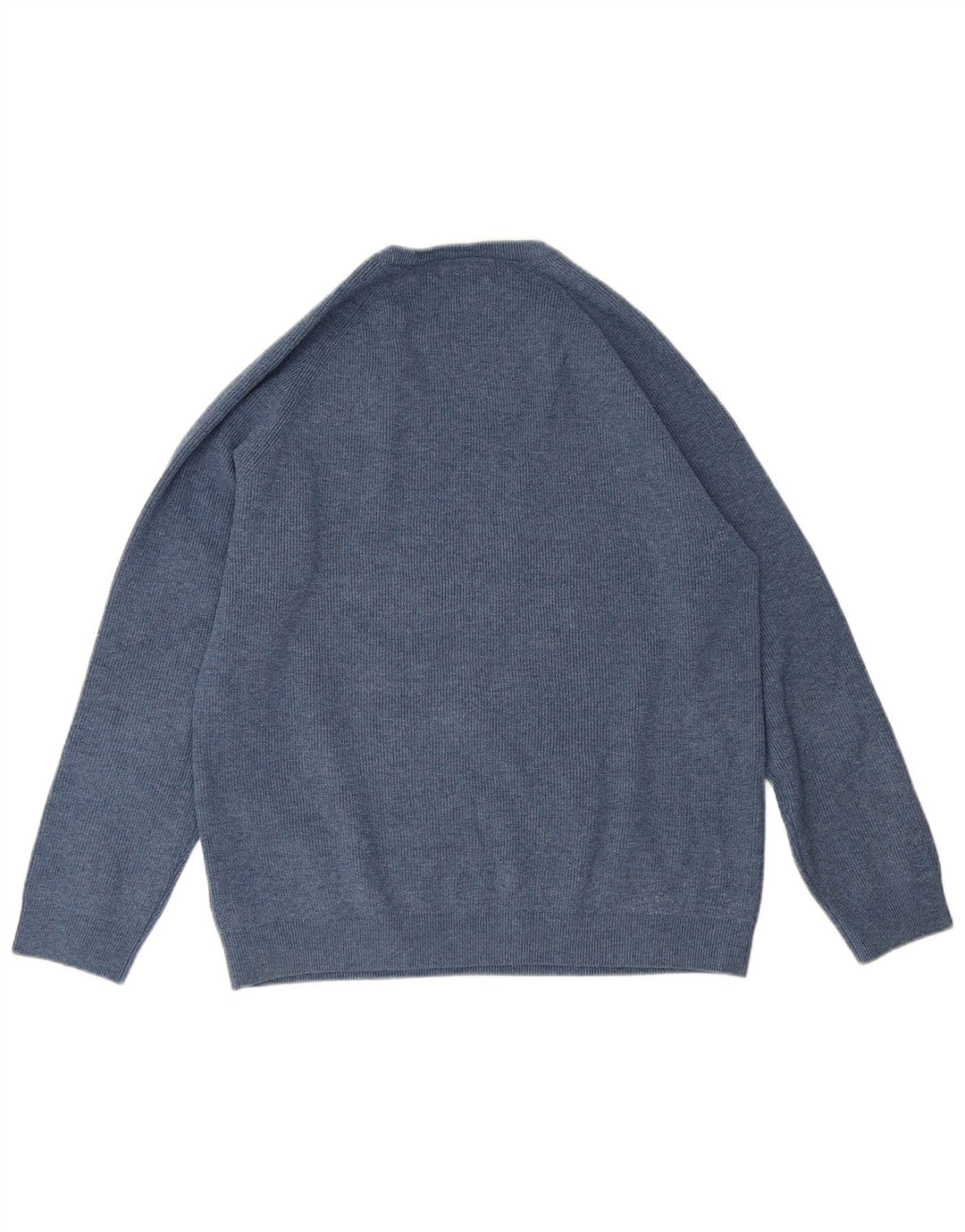 Pulover pentru bărbați Marks & Spencer, cu gât crew, XL, poliester albastru