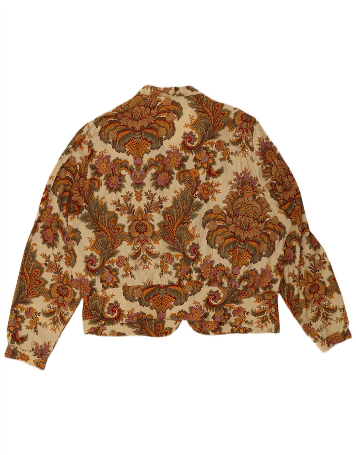 Bluză cămașă pentru femei Lorena IT 54 2XL Bej Paisley