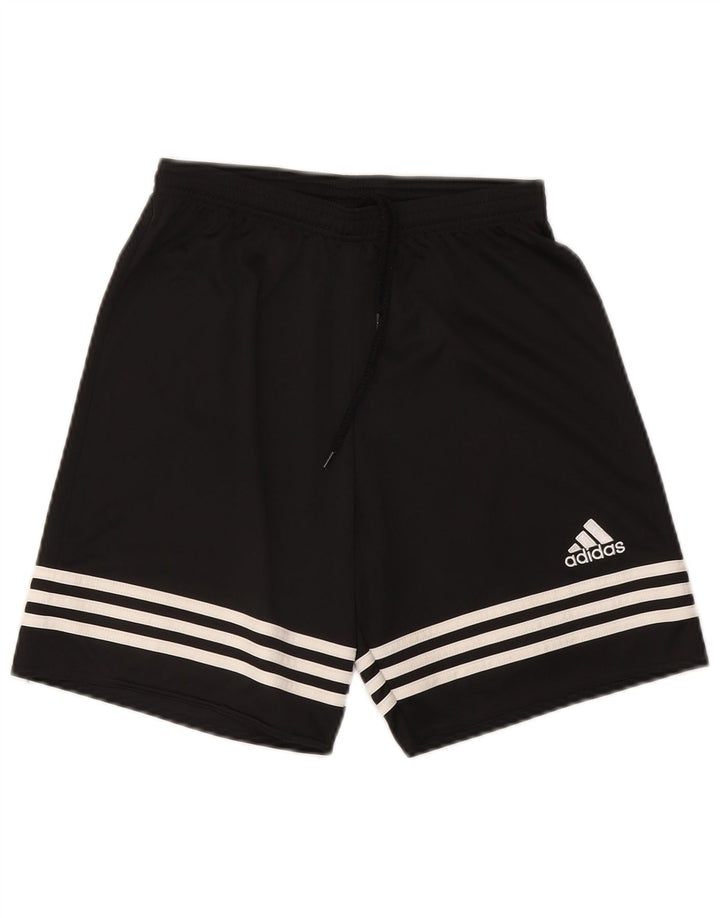 Pantaloni scurți sport adidas Climalite pentru bărbați, poliester negru mic