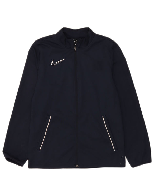 Jachetă de trening Nike Dri Fit pentru băieți 12-13 ani, mare, bleumarin