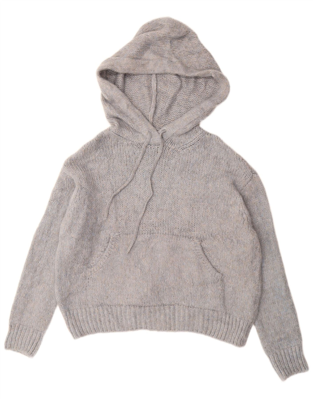 Pulover cu glugă supradimensionat pentru femei ZARA UK 10 Mic albastru pete