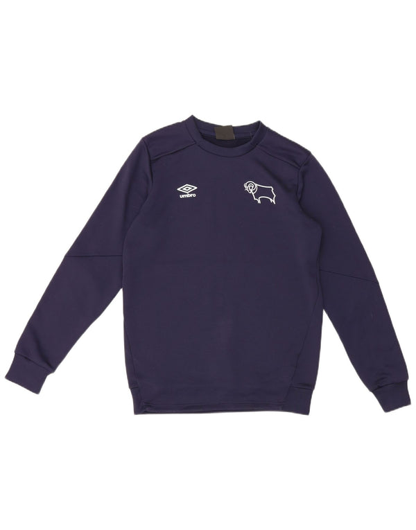 Umbro Băieți Pulover Grafic Pulover 13-14 Ani XL Bleumarin Poliester