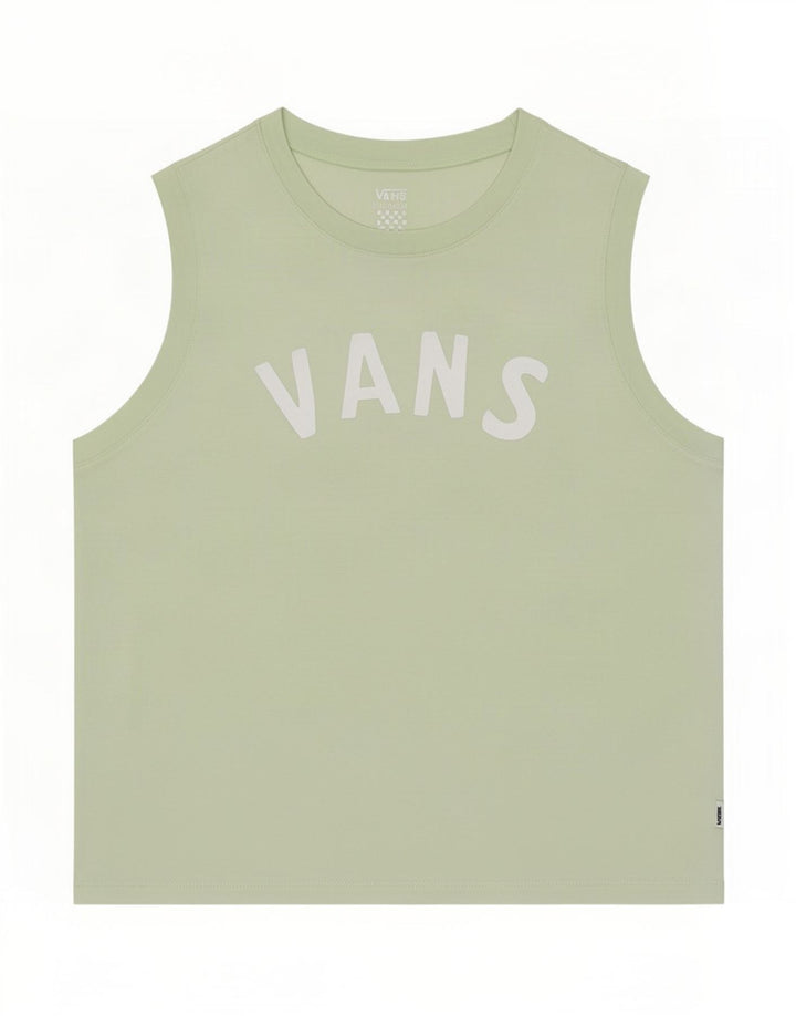 Top cu vestă grafică Vans pentru femei UK 12 Medium Green