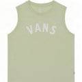 Top cu vestă grafică Vans pentru femei UK 12 Medium Green