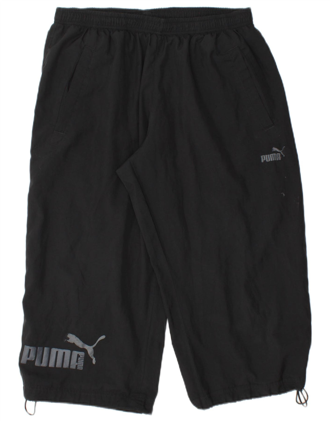 Pantaloni de trening PUMA Graphic Capri pentru bărbați, mari, negri