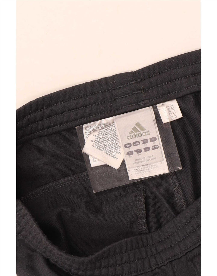 Pantaloni de trening Adidas pentru femei UK 12 Poliester mediu negru
