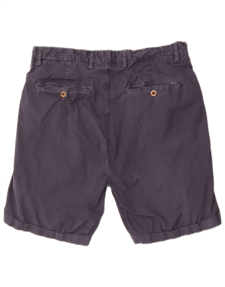 Pantaloni scurți chino pentru bărbați Gant W32, bumbac, albastru bleumarin mediu
