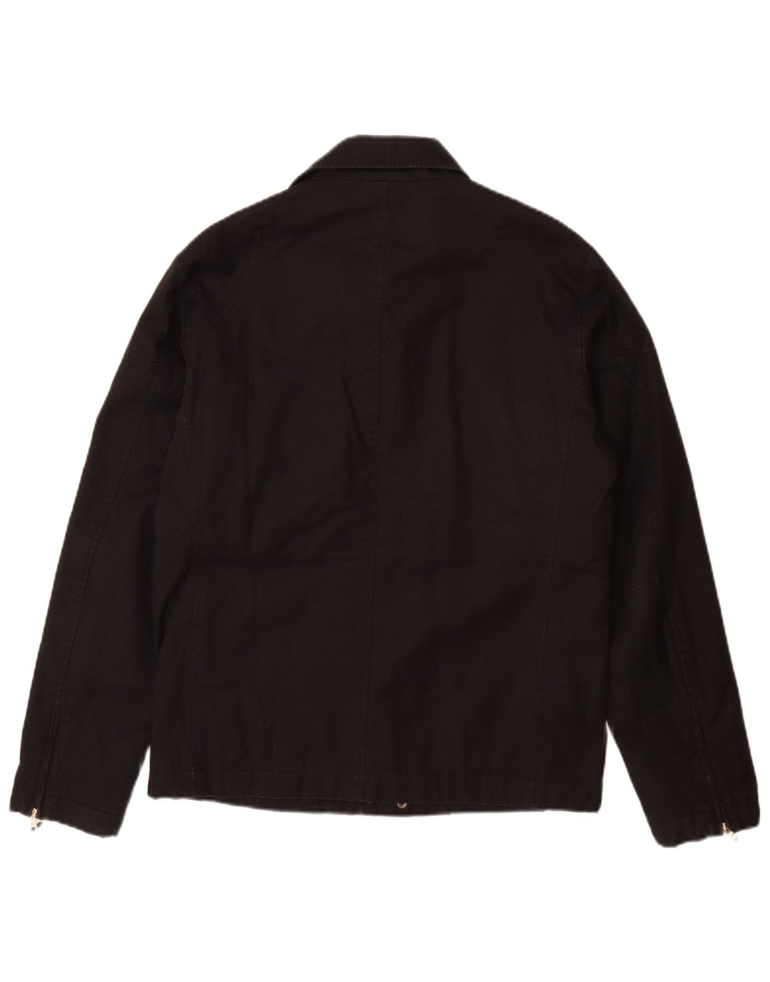 Jachetă ZARA pentru bărbați, UK 38, bumbac mediu negru