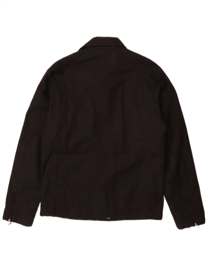 Jachetă ZARA pentru bărbați, UK 38, bumbac mediu negru