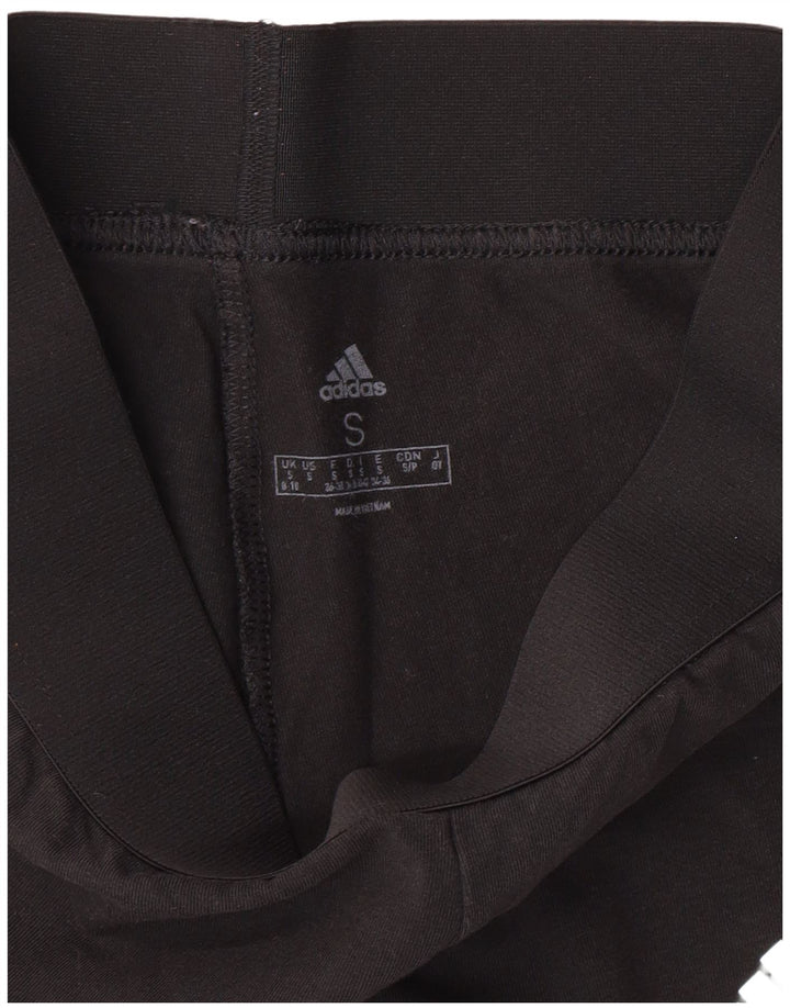 Leggings pentru femei ADIDAS UK 8/10 Small Black