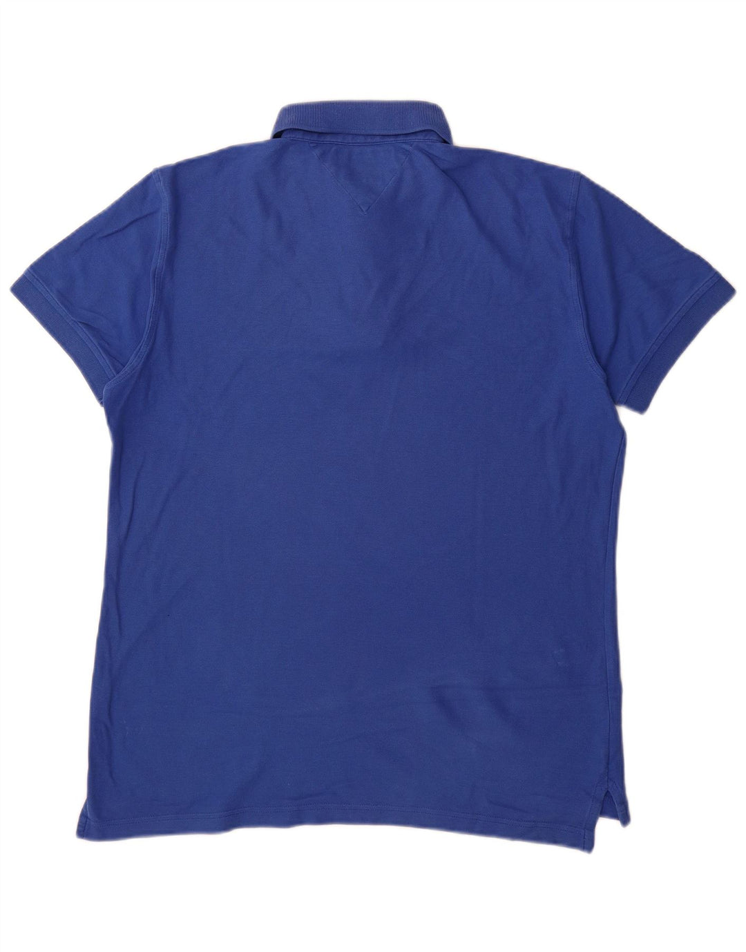 TOMMY HILFIGER Mens Regular Fit Polo Shirt Medium Blue