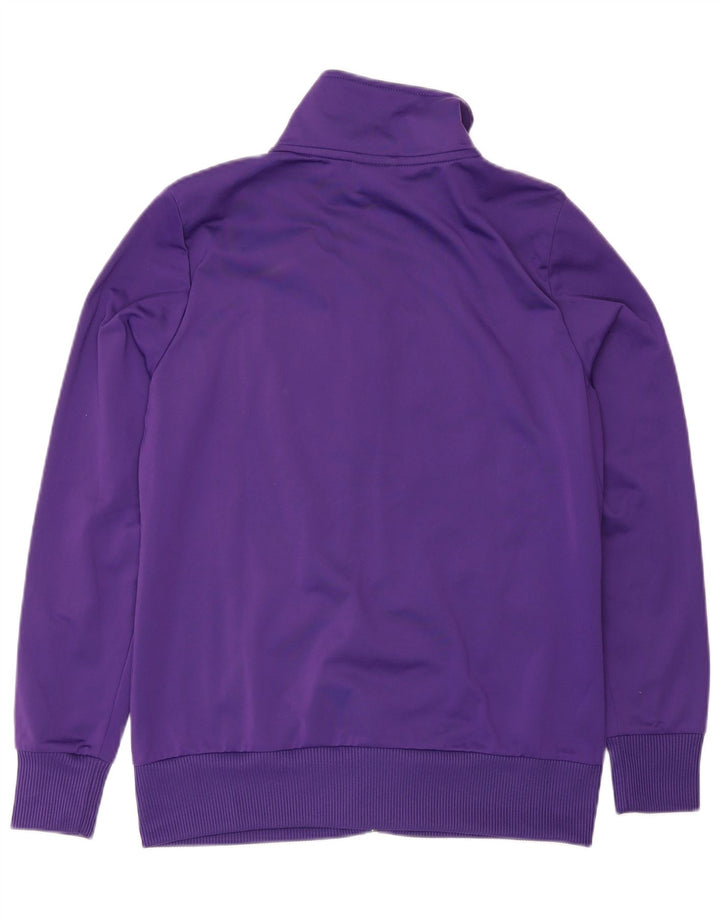 Jachetă de top cu trening grafic Puma pentru femei UK 14 Large Violet