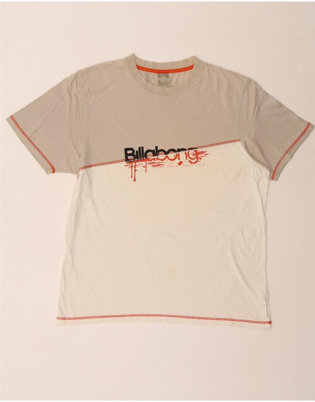 Tricou grafic pentru bărbați BILLABONG Top XL Bumbac color bloc alb