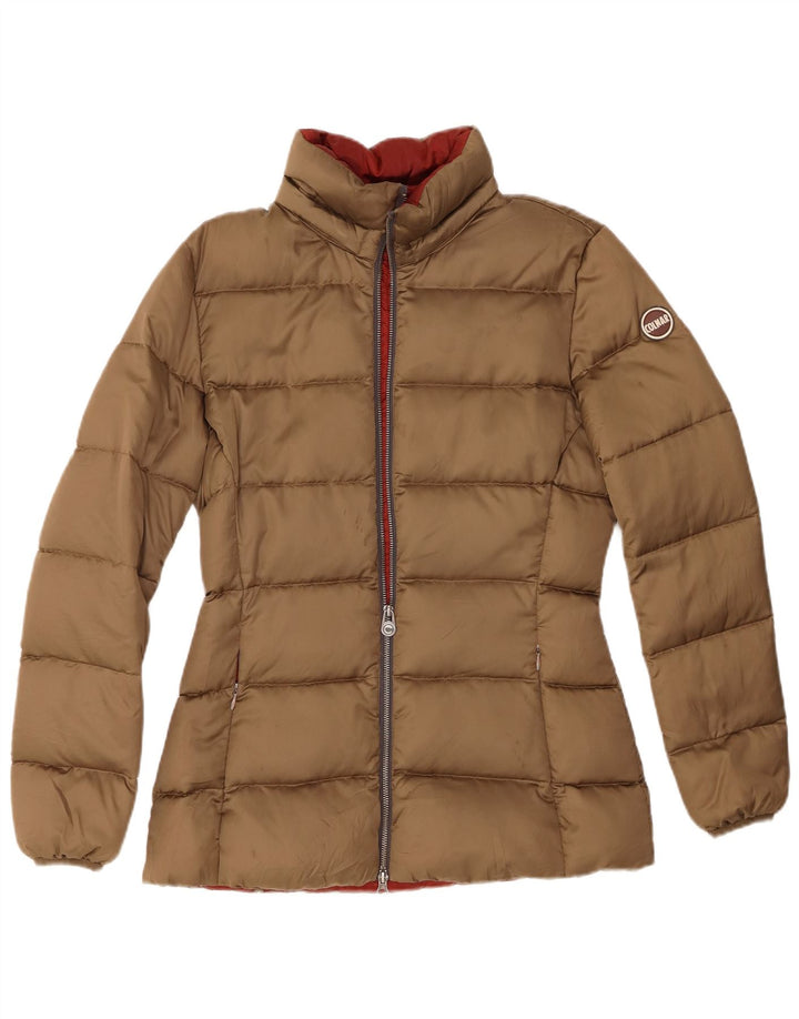 Colmar Womens Oversized Captus Jacket IT 44 Medium Brown Poliester