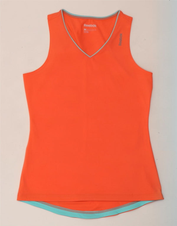 Vestă Reebok pentru femei UK 12/14 Poliester portocaliu mediu