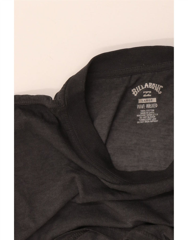Tricou grafic pentru bărbați Billabong Top mare bumbac gri