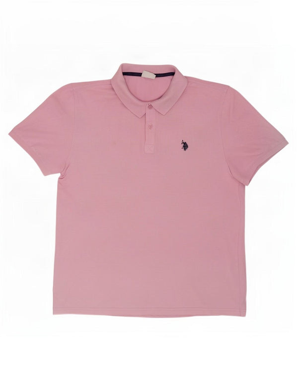 U.S. Polo Assn. Cămașă pentru bărbați XL bumbac roz