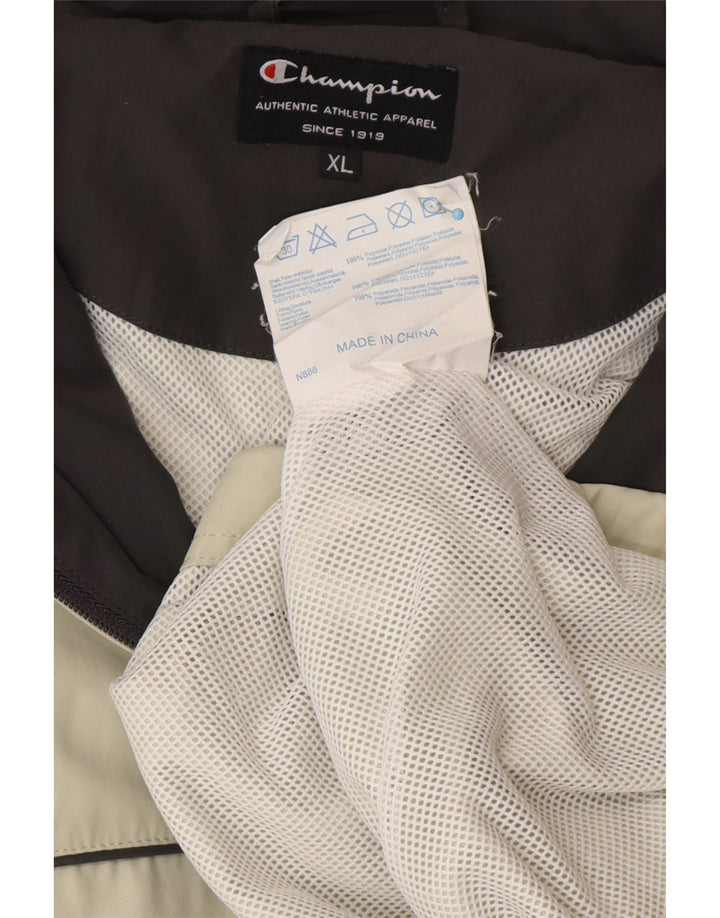 Jachetă de trening pentru bărbați CHAMPION, poliester verde XL