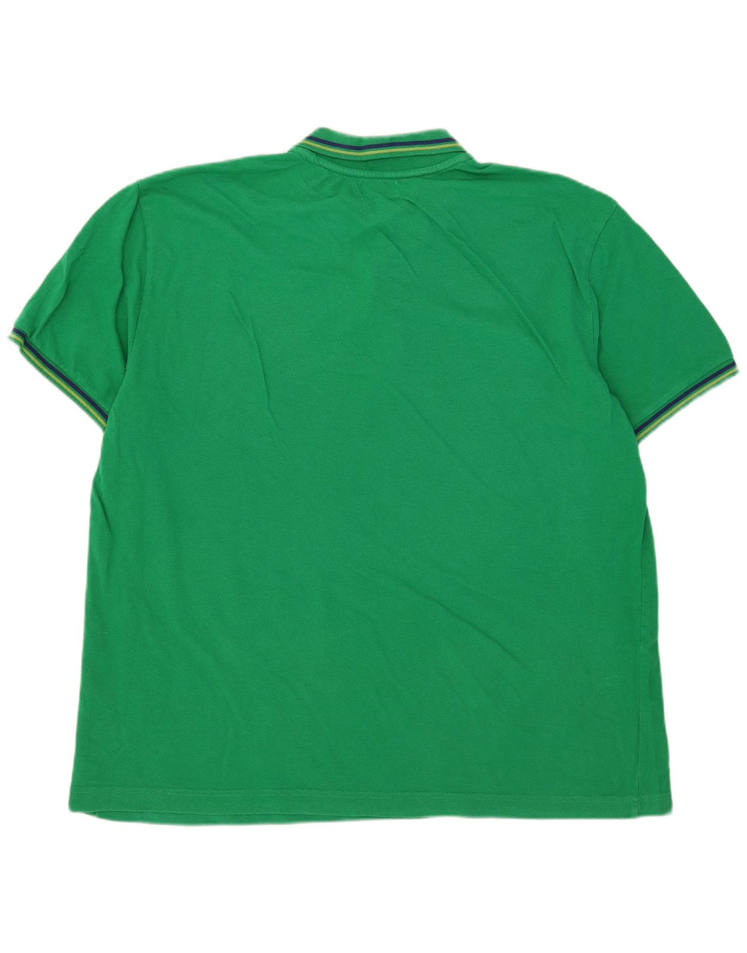 Cămașă polo pentru bărbați Kappa 3XL cu dungi verzi