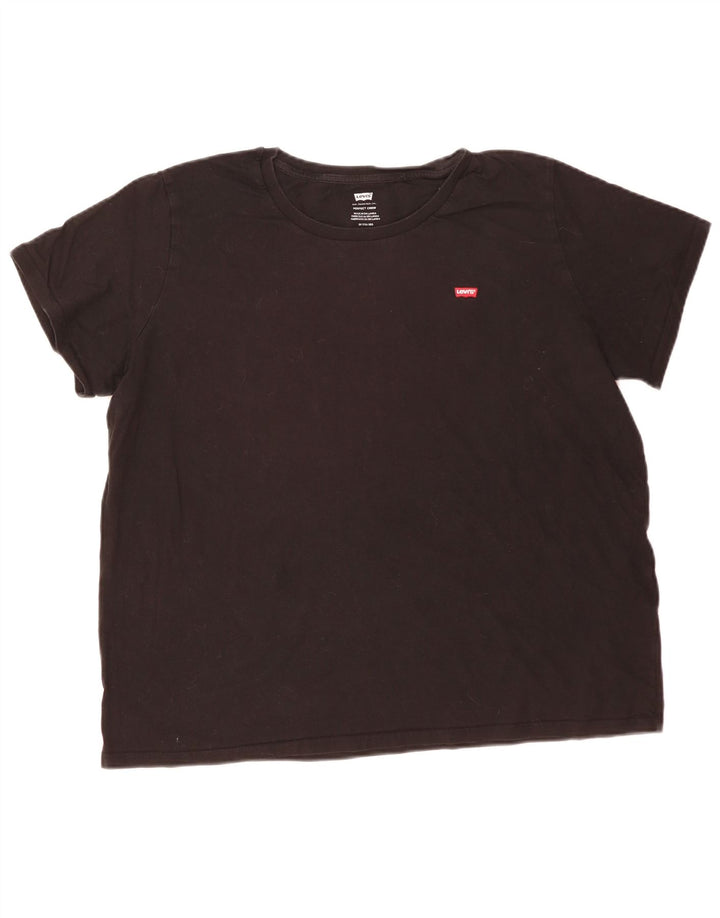 Tricou pentru bărbați Levi's Top 2XL bumbac negru