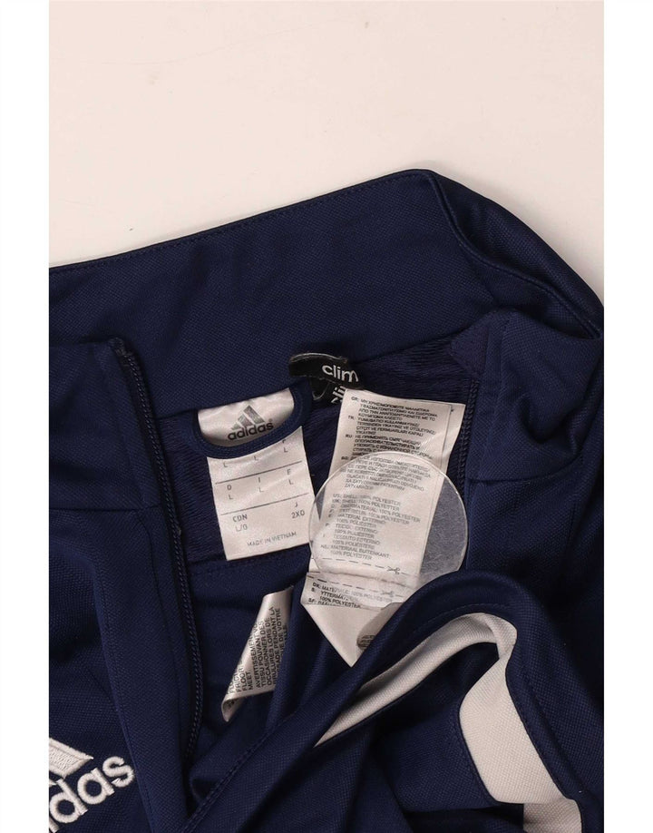 Adidas pentru bărbați Climalite Trening Top Jachetă mare poliester bleumarin