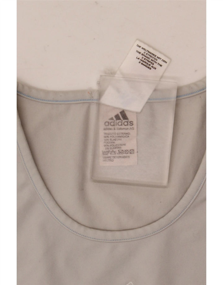 Tricou Adidas pentru femei Top UK 12 Medium Gri Poliamidă