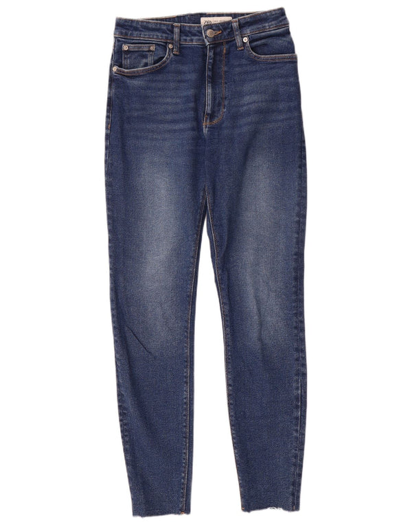 Blugi skinny dama Zara EU 40 Medium W30 L28 Albastru
