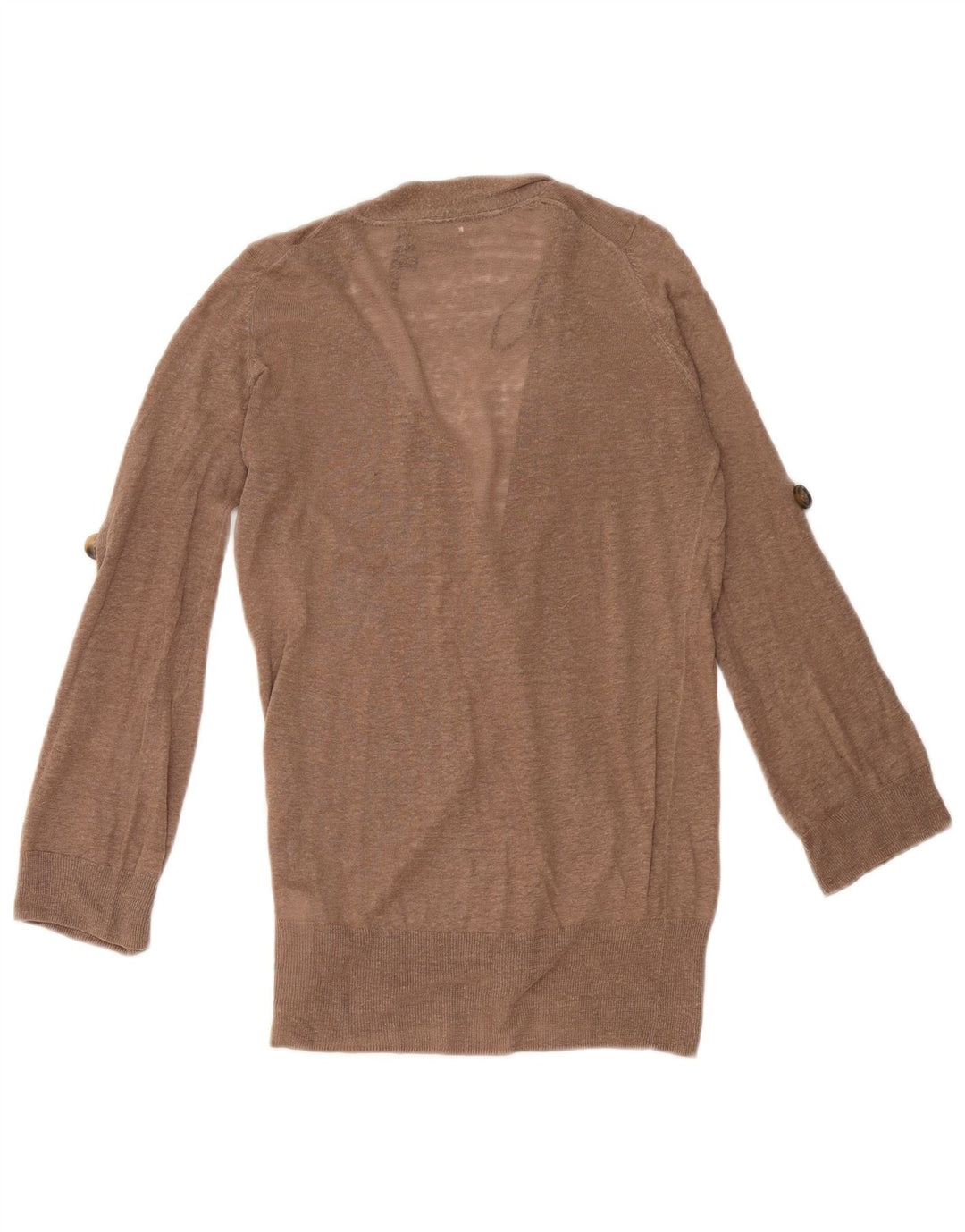 Pulover cardigan pentru femei Massimo Dutti UK 10 mic maro in