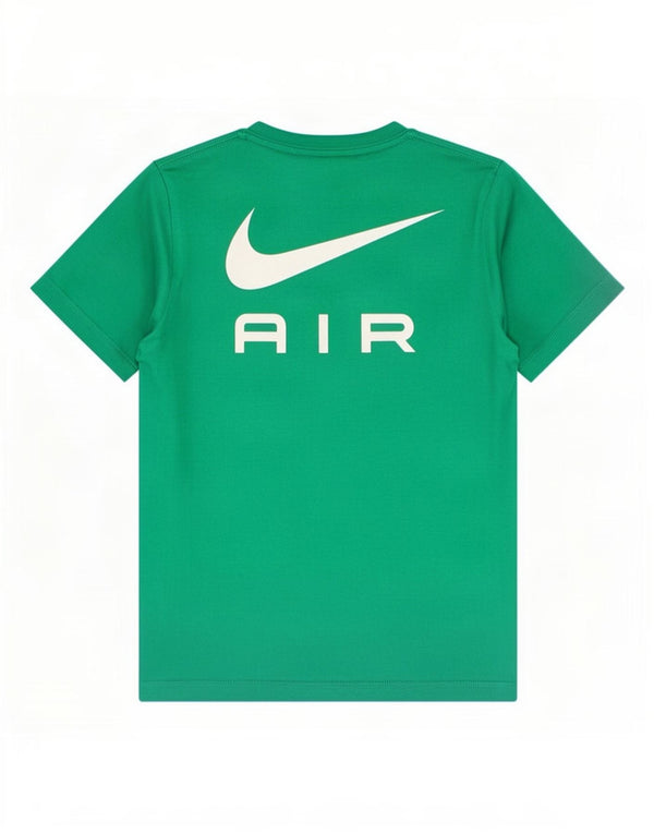 Tricou grafic Nike pentru băieți Top 10-11 ani verde mediu