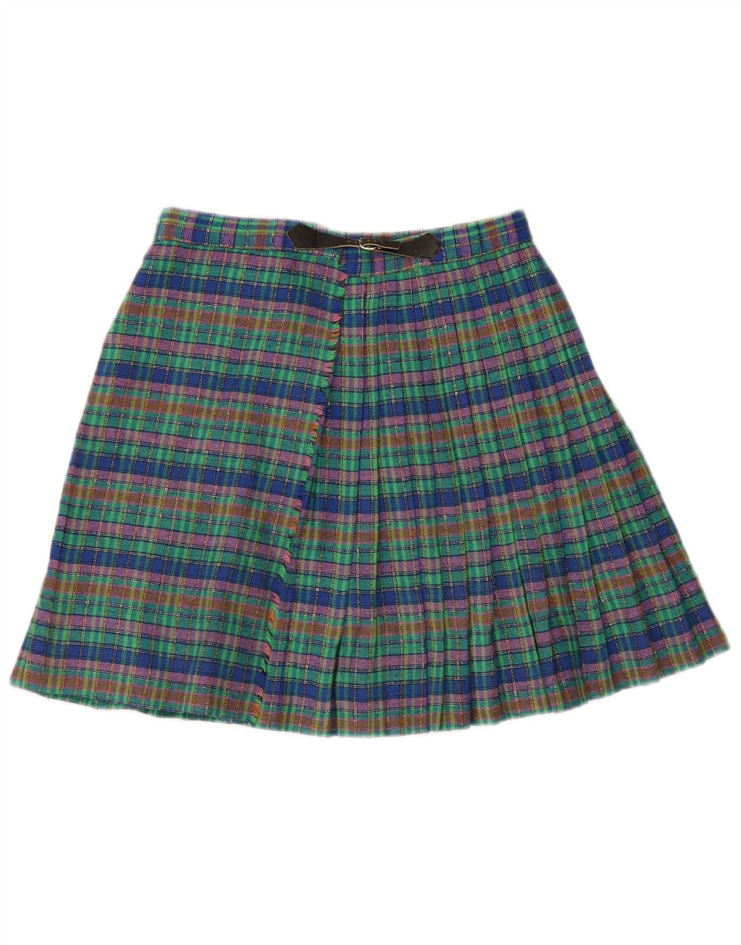 Fusta Wrap pentru femei Vintage W26 Small Green Carid
