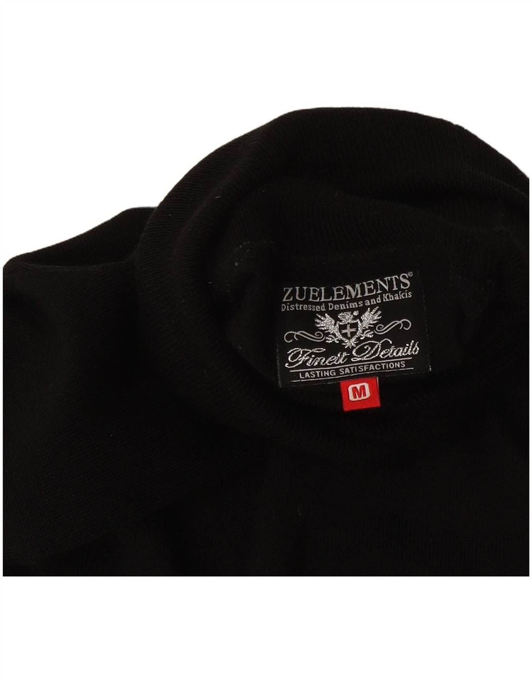 Pulover pentru femei cu gât rulat Zu Elements UK 12 Medium Negru