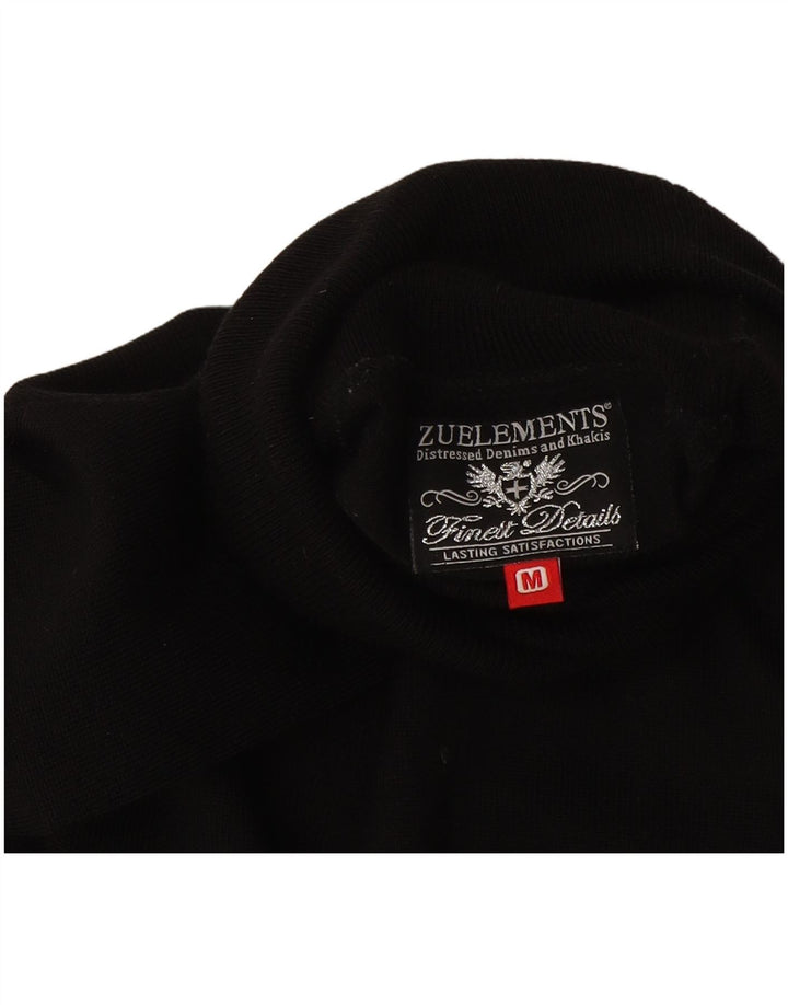 Pulover pentru femei cu gât rulat Zu Elements UK 12 Medium Negru