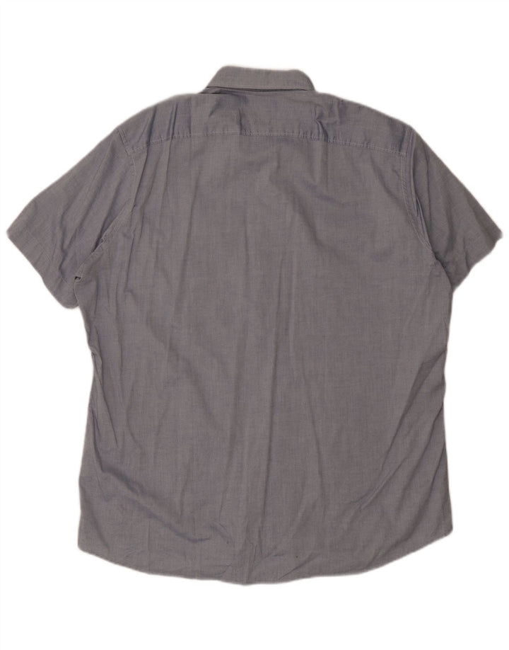 Cămașă cu mânecă scurtă pentru bărbați Pierre Cardin XL Albastru