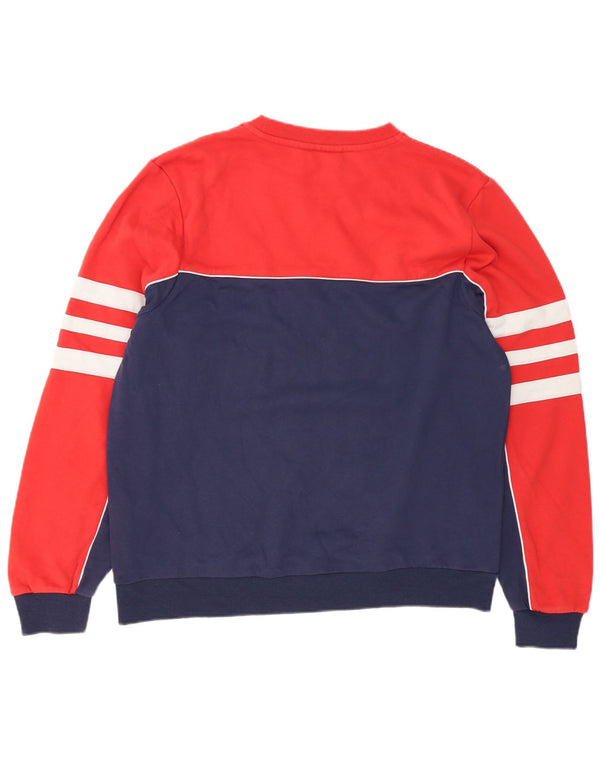 Pulover Fila pentru bărbați, XL, roșu, bumbac color bloc