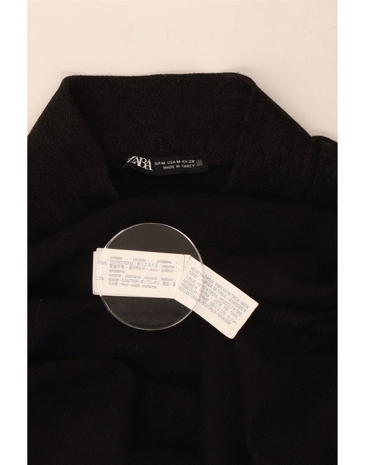 Rochie de bază fără mâneci pentru femei Zara UK 12 Poliester maro mediu