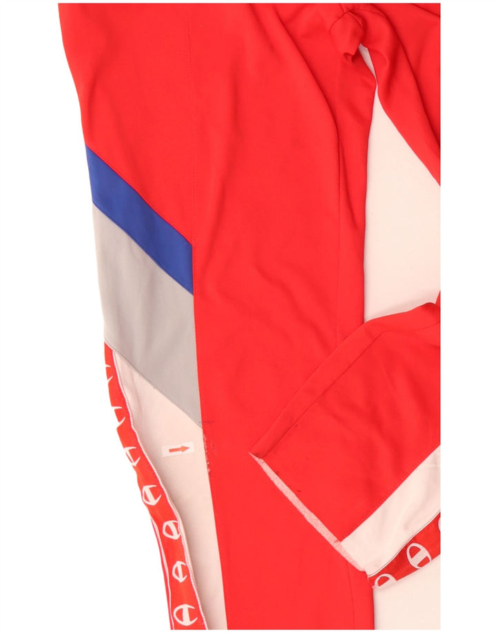 Pantaloni de trening grafic pentru bărbați Champion, roșu, poliamidă color bloc