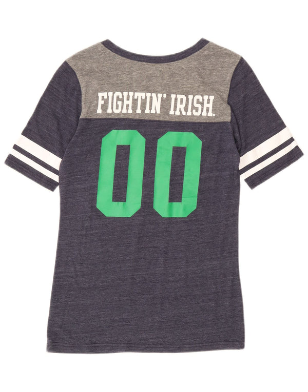 Tricou grafic ADIDAS Notre Dame pentru femei UK 14 Medium Bleumarin