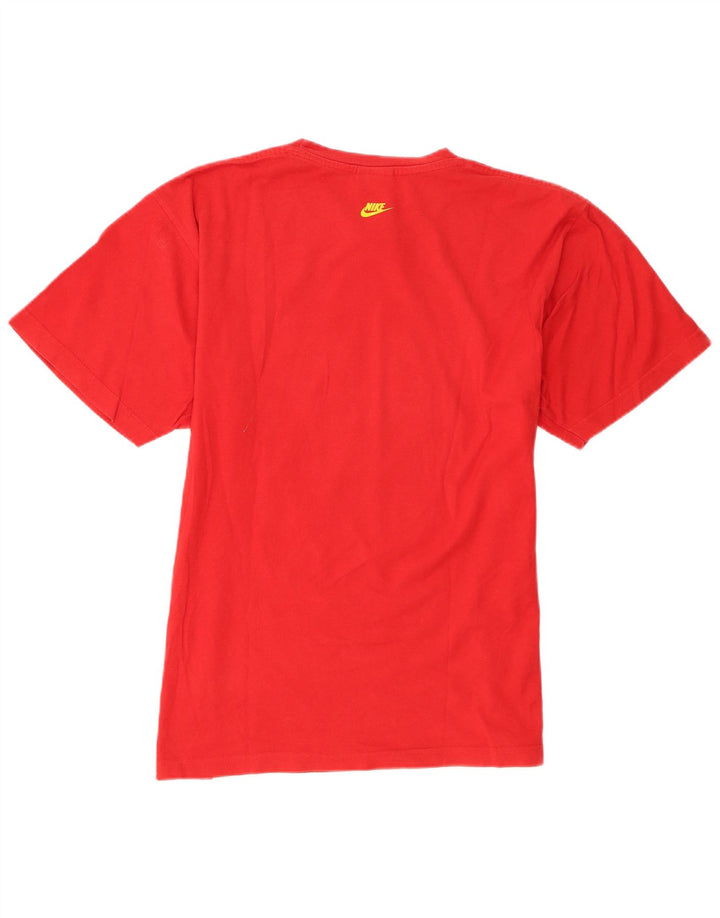 Tricou cu grafică obișnuită Nike pentru bărbați Top mare bumbac roșu