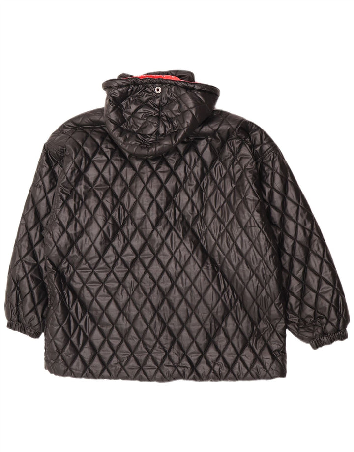 Jachetă matlasată supradimensionată cu glugă pentru femei Belfe & Belfe IT 44 Medium Black