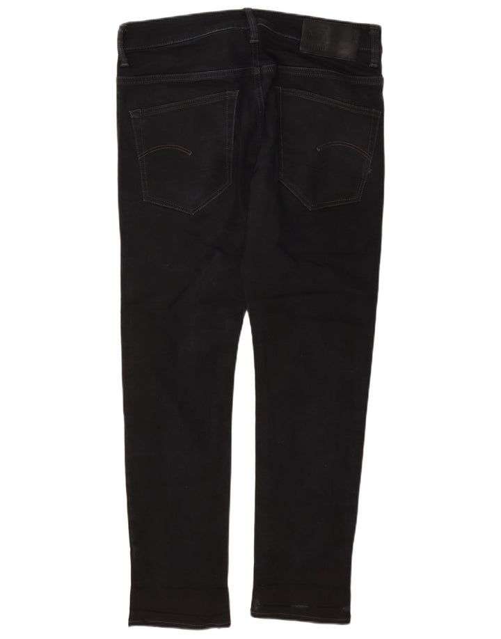 Blugi G-Star 3301 Slim pentru bărbați W32 L30 Bumbac bleumarin