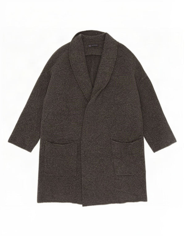 Pulover cardigan deschis pentru femei Marks & Spencer UK 10 mic gri