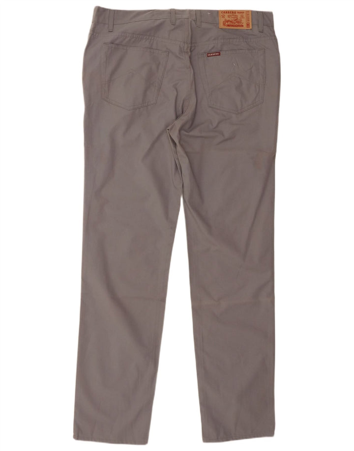 CARRERA Mens 700 Slim Casual Trousers W40 L35 Grey Cotton