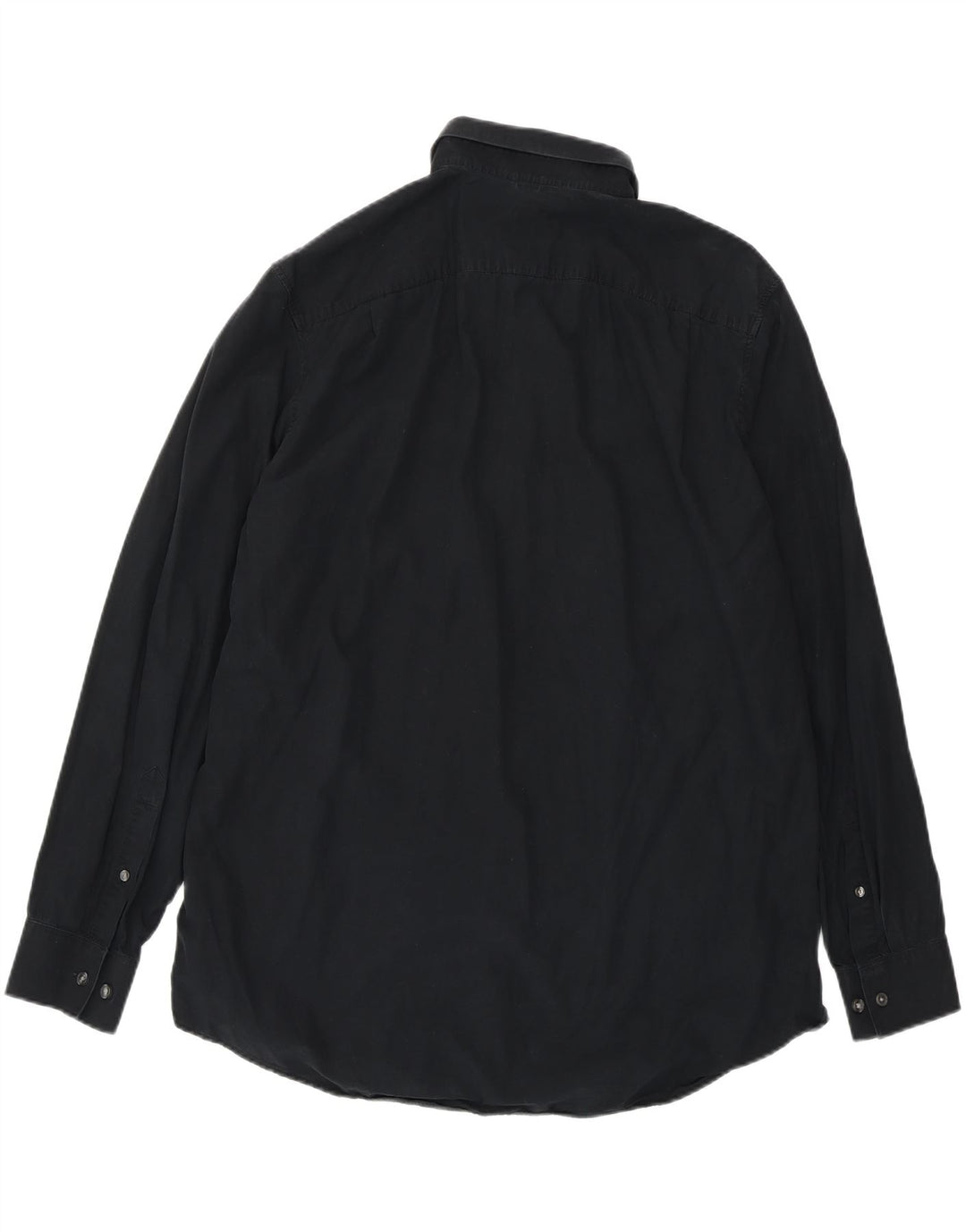 MICHAEL KORS Mens Tailored Fit Shirt XL Black Cotton Vintage Michael Kors and Second-Hand Michael Kors from Messina Hembry 