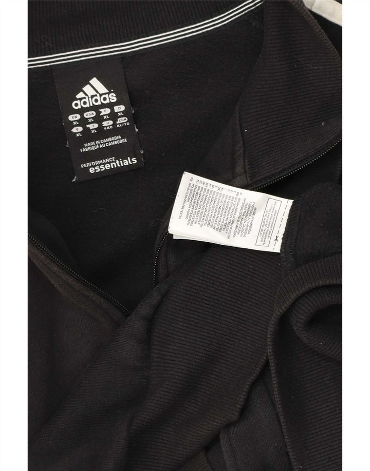 Jachetă de trening pentru bărbați Adidas XL, bumbac negru