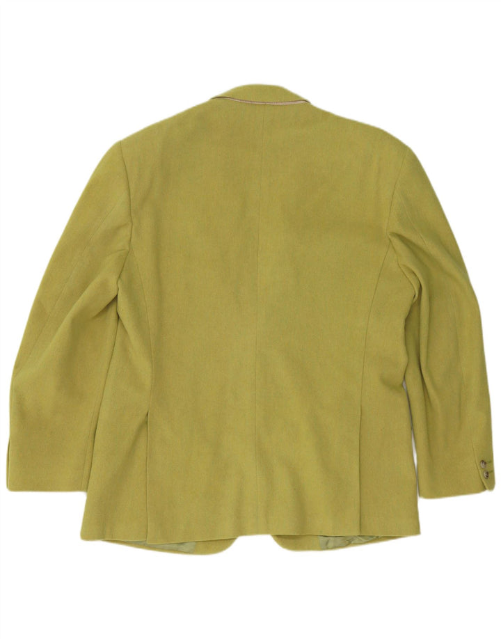Jachetă pentru bărbați Trussardi cu 2 nasturi IT 52 XL Lână verde