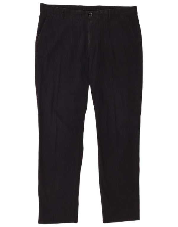 MASSIMO DUTTI Pantaloni chino pentru bărbați, cu ajustare normală, EU 44 Large W34 L31 Negru