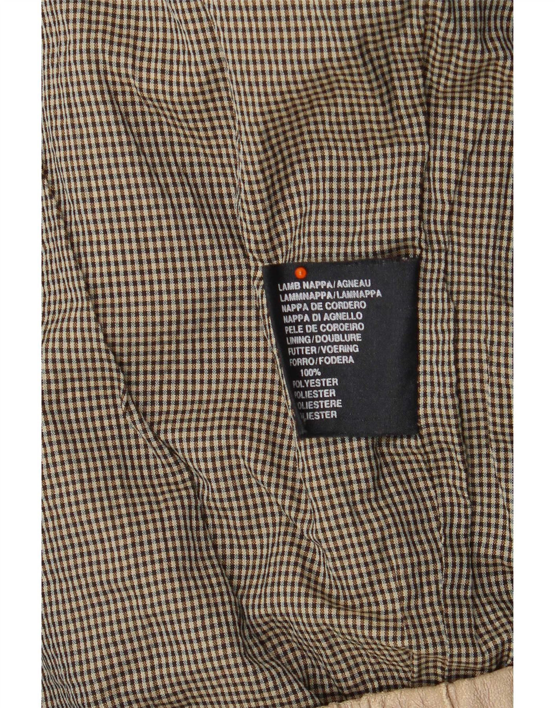 Jachetă de piele vintage pentru bărbați UK 42 XL Bej